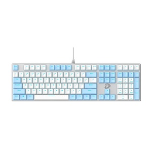 Clavier mécanique <span class=keywords><strong>Darou</strong></span> EK815, 108 touches, version en alliage, noir, bleu, rouge, axe Tea, rétroéclairage monochrome, USB, design ergonomique pour les jeux - Product Image 1