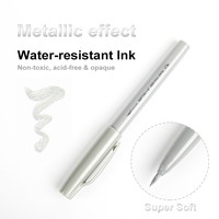 Mobee P-665K 12 pcs/set Marqueur Métallique Encre Métallique Dessin Écriture École Enfants OEM ODM Disponible Art Marqueur Métallique Stylos