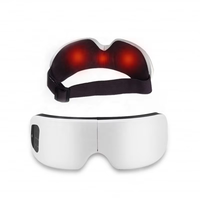 Masseur oculaire chauffant avec vibration et compression d'air, masque de soin des yeux rechargeable pour soulager la fatigue, les cernes et les poches