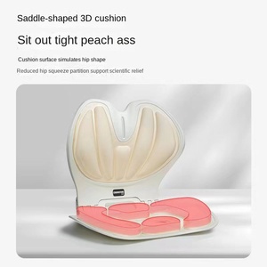 Cojín de <span class=keywords><strong>silla</strong></span> de oficina de corrección ergonómica OEM/ODM, protección de cintura plegable transpirable, soporte de espalda sedentario para mujeres embarazadas - Product Image 3