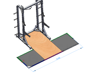 Xây Dựng Cơ Thể Đa Chức Năng Sử Dụng Tại Nhà Thiết Bị Tập Thể Dục Cử Tạ Đơn Giản Squat + Bệ Nâng Tạ - Product Image 1