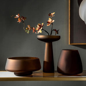 बोहेमियन क्रिस्टल ग्लास vases कस्टम स्पष्ट प्रकाश फूल vesse घर सजावट तालिका - Product Image 1