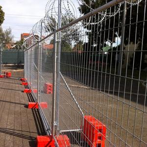 Panneau de clôture portable standard australien temporaire galvanisé de haute sécurité pour chantier de construction - Product Image 2