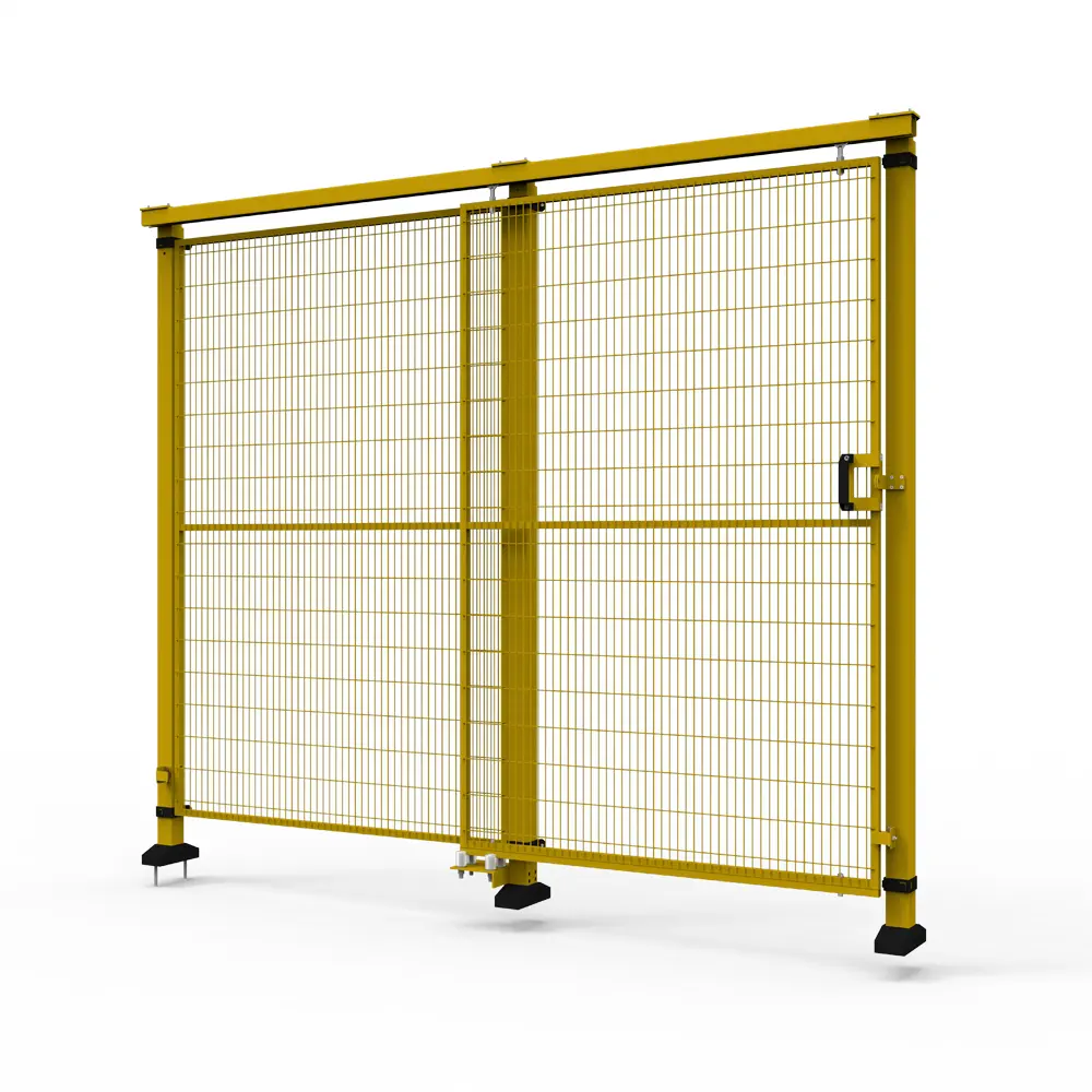 Segurança guardando cerca metal cerca painel proteção armazém isolamento ferro arame malha cerca painel