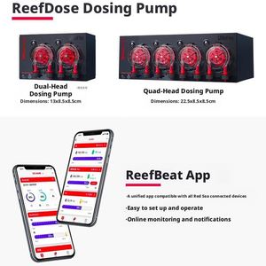 Bomba Dosificadora Inalámbrica RedSea ReefDose de 2/4 Canales para Tanques Marinos, Control de Elementos Traza por Aplicación RedSea, Dosificación Automática y Cuantitativa - Product Image 3