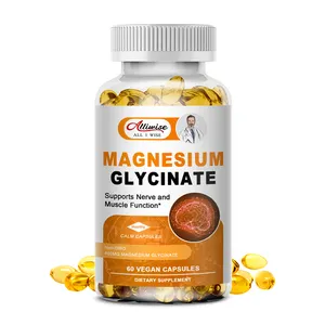 OEM 60 Pieces Magnesium Glycinate Capsules Support Heart Health And Muscle Recovery Magnesium Capsules