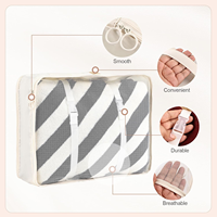 Lot de 8 cubes de compression en polyester légers avec fermeture éclair pour organiser les valises de voyage pour femmes