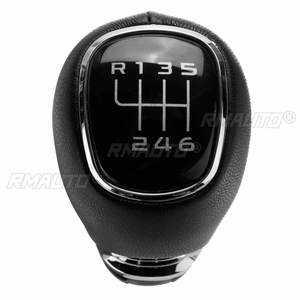 Poignée de levier de vitesses de voiture 5/6 vitesses pour Skoda/Octavia A7 MK3 2013-2017, en cuir PU, levier de vitesses manuel - Product Image 5