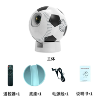 Vente flash - Projecteur intelligent Q8 pour le football - Prise en charge 4K 1080P - Mini projecteur portable de 150 pouces pour le home cinéma