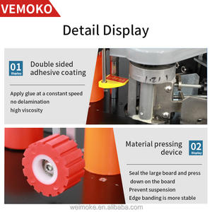 Máquina portátil compacta y ampliamente aplicable para el enchapado de cantos en muebles, gabinetes, estantes, tableros de <span class=keywords><strong>mesa</strong></span> y puertas. - Product Image 2