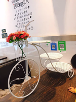 Meilleure vente support à gâteau 3 couches décoration de table à dessert de mariage vélo en fer supports à gâteau à trois couches pour mariage et événements