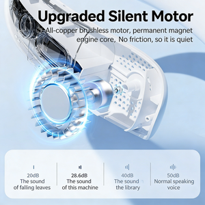 Low Noise Wearable <b>Neck</b> <b>Fan</b> USB Charging 3 Speed Mini Cooling <b>Fan</b> Portable Cooling Bladeless <b>Neck</b> <b>Fan</b> for Outdoor - Product Image 4