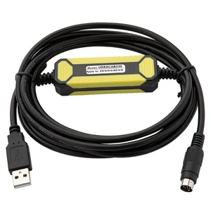 Amsamotion AMX-USBACAB230 (Blk/Y) điều khiển công nghiệp Pac Cáp dữ liệu lập trình cho DVP ES/Ex/Eh/Ec loạt HMI tương thích - Product Image 6