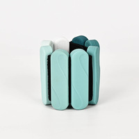 Poids de poignet et de cheville à couleur dégradée 2 lb/paire, bracelets lestés en silicone pour les entraînements des bras et des jambes, Pilates, Yoga, marche, fitness à domicile