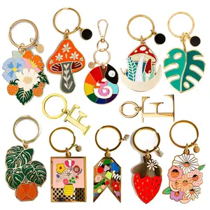 Manufacturers Zinc Alloy Metal Keychain Key Ring Wholesale Custom Personalized Soft Hard Enamel Keychains