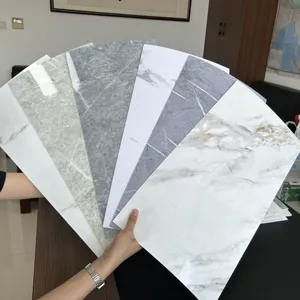 High Quality Faux Stone Wall Panels Interior Decorative Pvc Marble Peel And Stick Wall Tile