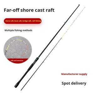 Nueva Caña de Pescar de Carbono para Pesca en Bote y Costa, de 2 Piezas, Tono Suave, Lanzamiento de Largo Alcance con Mango de EVA - Product Image 3