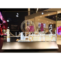 Écran tactile interactif de 55 pouces, écran OLED transparent intelligent pour la publicité, les magasins de détail, les ascenseurs, les expositions, les bijoux, le luxe