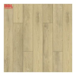 BBL Eco friendly wood veneer luxury vinyl floor tiles 4 mm pvc plank click spc flooring