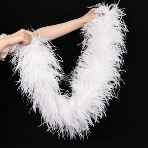 शानदार 8-10 सेमी ऑस्ट्रिक पंख बोए 6 प्लाई रंग और शादी पार्टी की सजावट के लिए प्राकृतिक पैटर्न - Product Image 3