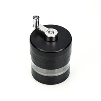 Briquets et accessoires pour fumeurs 66mm à manivelle à quatre couches Ensemble pour fumeurs sans dents explosifs