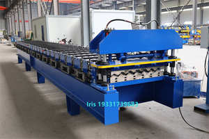 완전 자동 골판지 철판 루핑 타일 만들기 롤 성형 기계 금속 지붕 패널 루핑 시트 만들기 기계 - Product Image 4