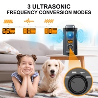 Dispositivo Ultrasónico Antiladridos para Perros de 3 Cabezas, Recargable por USB, Inteligente, Seguro para Interiores/Exteriores, Entrenamiento Automático del Comportamiento