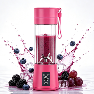 Mini-mixeur portable électrique pas cher pour jus de fruits et légumes frais, idéal pour les shakes protéinés et le camping en extérieur - Product Image 1