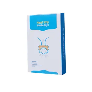 Quality Supplier Factory Breathe Right Sleeping Nasal Strips Custom Logo Nose Strips For Men And Women