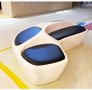 Moderno Jardín de fibra de vidrio <span class=keywords><strong>Oasis</strong></span> banco de múltiples plazas ocio salón decoración para exteriores para Patio Park Mall Hotel - Product Image 4