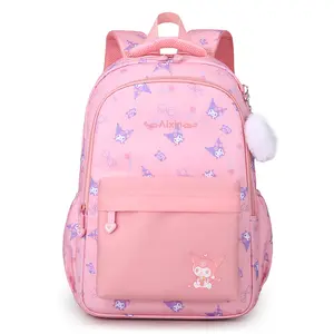 2024 New Arrival San-rio Kuromi cartoon schoolbag for elementary school girls large capacity cute backpack