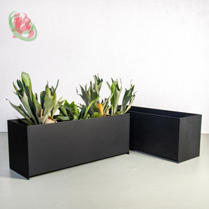 Jardinières en acier rectangulaires de grande taille pour projet aux États-Unis, 48*24*24 pouces, pour l'Australie, jardinière surélevée moderne en métal - Product Image 4