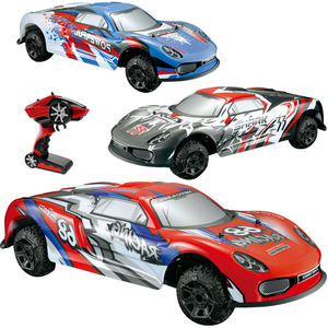Coche de Carreras de Metal a Escala 1:8 con Control Remoto de 4 Canales, Velocidad Máxima de 60 km/h, 2.4G, Absorción de Impactos, Fuerte Tracción, Juguetes de Coches RC - Product Image 1