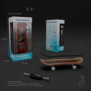 <span class=keywords><strong>Mini</strong></span>-skateboard à 5 couches en érable, personnalisé OEM, <span class=keywords><strong>avec</strong></span> trucks et roues, vente en gros - Product Image 4