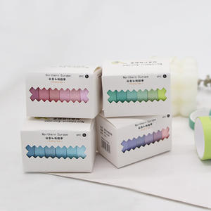 Fournitures de papeterie en papier coloré, ruban adhésif, papier de papeterie, ruban de masquage Washi - Product Image 2