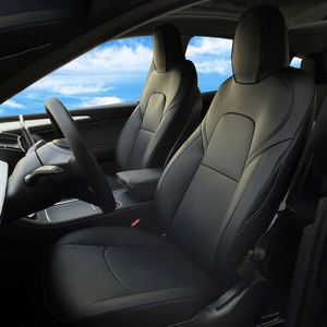 ผ้าคลุมเบาะรถยนต์หนัง Nappa กันน้ำ ทนทุกสภาพอากาศ สำหรับรถยนต์ Tesla Model Y ทุกสี รวมถึงรุ่นที่ใช้ร่วมกับ Model 3 และ Model X ได้ - Product Image 6