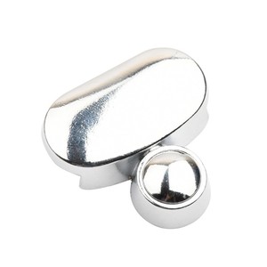 Oval <b>Mirror</b> Clip Zinc Alloy Wall Mount <b>Bracket</b> Round <b>Mirror</b> Fixing Accessory Minimalist Design - Product Image 1
