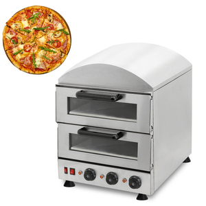 Four électrique commercial à deux niveaux grande capacité pour la cuisson <span class=keywords><strong>de</strong></span> gâteaux, pizzas, patates douces, poulet et huîtres - Product Image 1