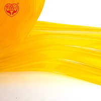 Rideau en bande de PVC transparent jaune, barrière anti-mouches et anti-insectes, haute transmission lumineuse, barrière contre le vent et la poussière pour les portes industrielles