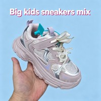 Chaussures de Sport Décontractées pour Enfants, Taille 26-42, Modèle LLY014, Chaussures de Marche pour l'École, Garçons et Filles, Grandes Pointures, En Stock