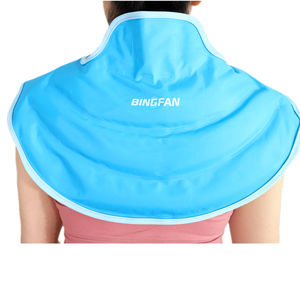 Paquetes fríos calientes de la parte superior del cuello Paquete de hielo del cuello Envoltura con forro de felpa suave Paquete de hielo de compresa fría de <span class=keywords><strong>gel</strong></span> reutilizable - Product Image 1