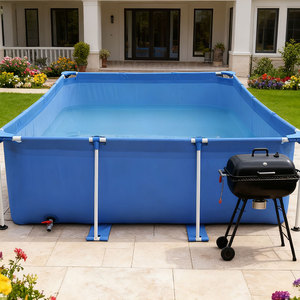 <span class=keywords><strong>Piscina</strong></span> <span class=keywords><strong>Inflable</strong></span> <span class=keywords><strong>Rectangular</strong></span> de PVC para Niños y Familias, para Jardín o Patio Trasero, Keyubo 28272 - Product Image 4