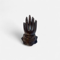 Statue bouddhiste en bois faite à la main à prix raisonnable, main de Bouddha, mains en prière, figurine, geste de la main, design traditionnel, Feng Shui