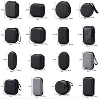 Étui de rangement numérique en EVA durable multi-tailles, antichoc, avec fermeture éclair, personnalisable avec logo, pour écouteurs, chargeur, câble et batterie externe
