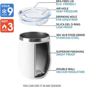Vasos Térmicos Personalizados con Logotipo 2026, de 12 oz, Doble Pared, Acero Inoxidable, Aislamiento al Vacío, para Cerveza, Vino, Café - Product Image 5