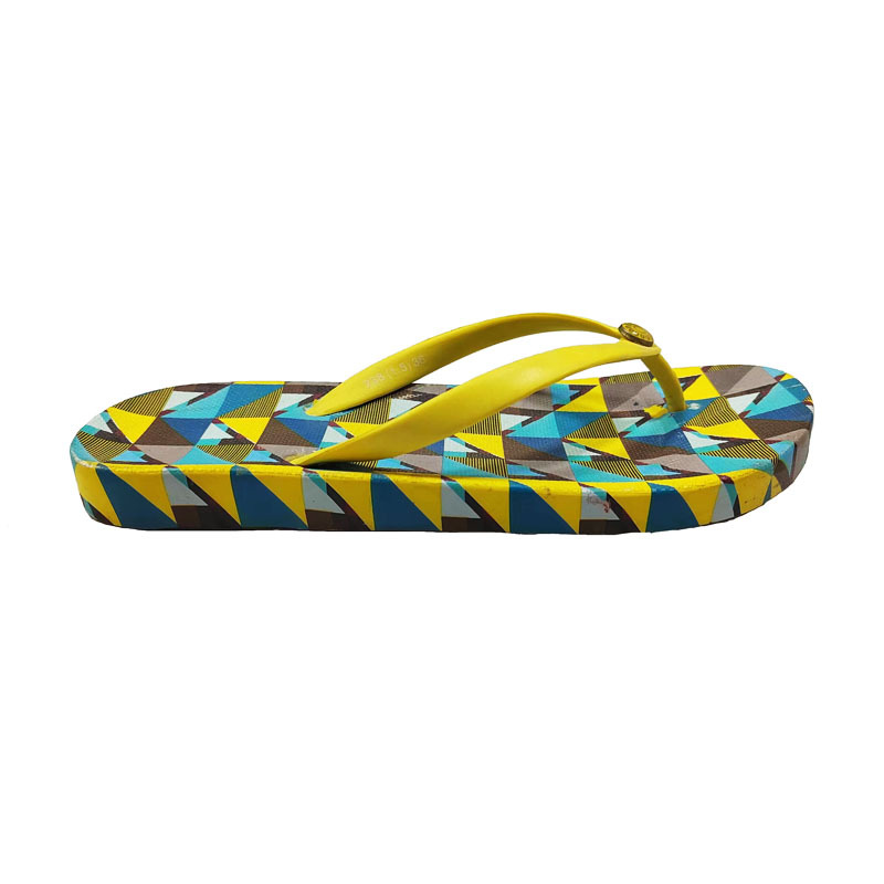 Custom Logo Summer Girls Filpflops Fashion Printing Women PVC Flip-flops Slippers