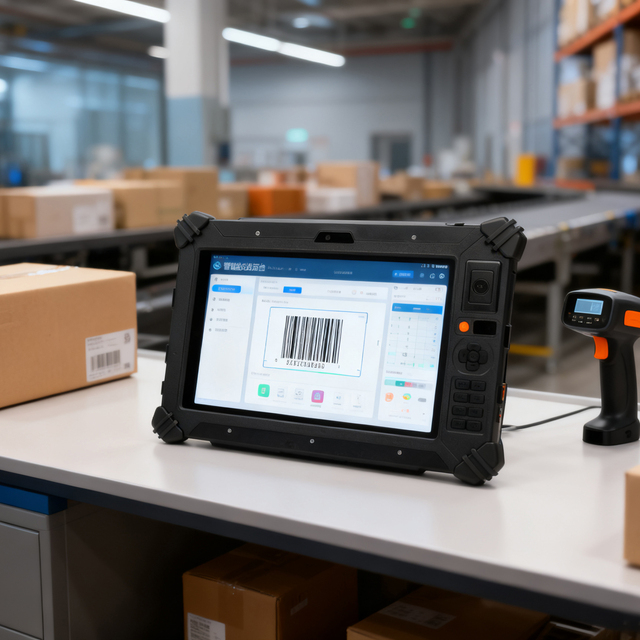 Best 10.1" Android 12 Industrial IP68 AI-Ready Rugged Tablet PC NFC Fingerprint 1D/2D Barcode Scanner 5G 8GB RAM 2TB Storage