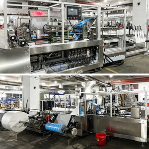 Tự Động Không Dệt Miếng Bông Làm Máy 1 Mảnh Bé Bốn Bên Niêm Phong Trang Điểm Remover Ướt Lau Bao Bì Làm Máy Móc - Product Image 2