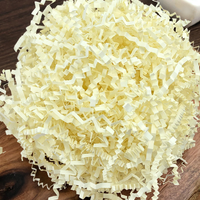 Papier découpé froissé remplisseur de déchiquetage papier froissé blanc papier déchiqueté pour boîte-cadeau panier cadeau remplisseur boîte-cadeau emballage de farce