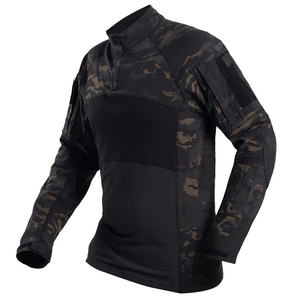 Camiseta Táctica G4 de <span class=keywords><strong>Manga</strong></span> <span class=keywords><strong>Larga</strong></span> para Hombre para Uniforme Deportivo Estilo Frogman Ajustada para Entrenamiento Senderismo Caza y Exteriores - Product Image 3